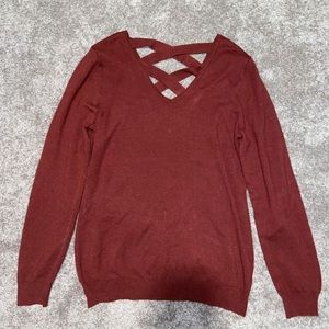 🍂NWT Back Lace-Up Sweater🍂